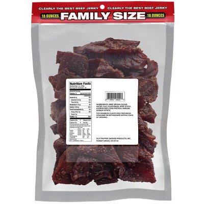 Old Trapper Peppered Beef Jerky, 18 oz.