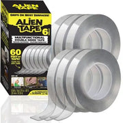 Alien Tape 3 m Mehrzweck-Doppelseitiges Klebeband, wiederverwendbar, 6 Stück