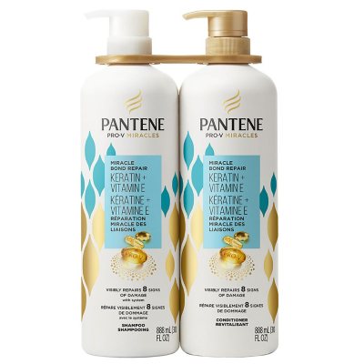 Pantene Pro-V Miracles Bond Repair  Shampoo & Conditioner, 30 fl. oz., 2 pk.