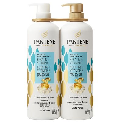 Pantene Pro-V Miracles Bond Repair Shampoo & Conditioner, 30 fl. oz., 2 pk.