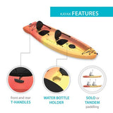 Lifetime Envoy 106 Tandem Kayak, Paddles Included, Choose Color