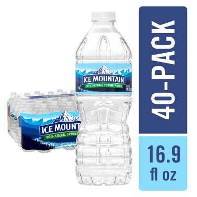 Ice Mountain 100% Natural Spring Water 16.9 fl. oz. 40 pk.