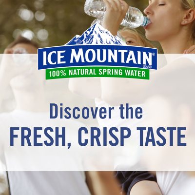 Ice Mountain 100% Natural Spring Water 16.9 fl. oz. 40 pk.