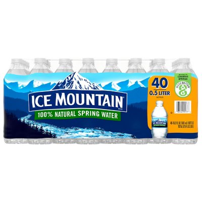 Ice Mountain 100% Natural Spring Water 16.9 fl. oz. 40 pk.