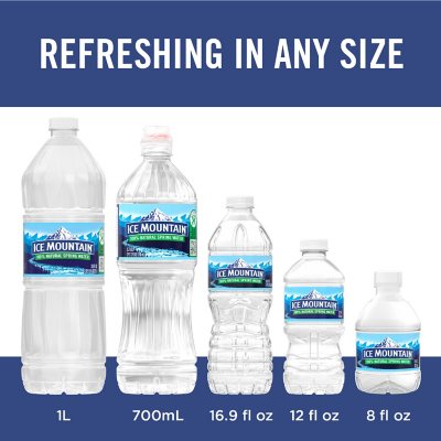 Ice Mountain 100% Natural Spring Water 16.9 fl. oz. 40 pk.