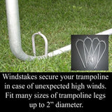 Skywalker Trampolines Wind Stakes - 4 Pack