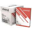 Universal Copy Paper, 20 lb, 92 Bright, 8.5 x 11”, 5 Reams Half-Case