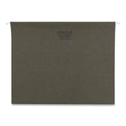 Universal 1/5 Tab Hanging File Folders, 11 Point Stock, Letter, Standard Green, 25ct.