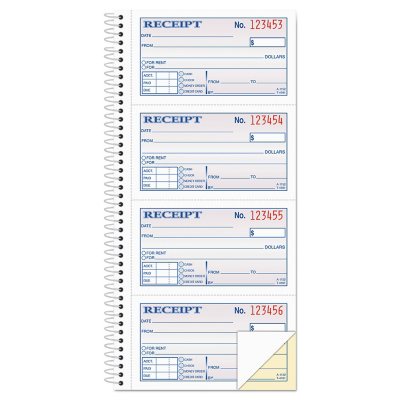 Adams - Wirebound Money/Rent Receipt Books