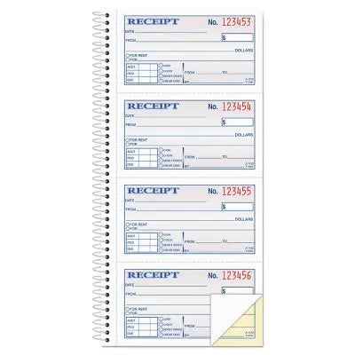 Adams - Wirebound Money/Rent Receipt Books