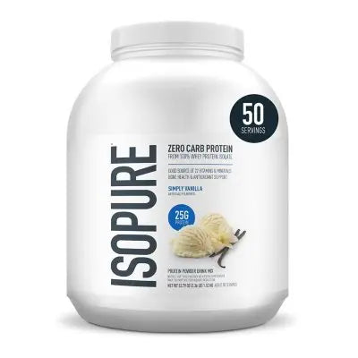 ISOPUREÂ® Whey Protein Isolate, Vanilla, 3.4 lbs.