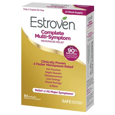 Estroven Complete Multi-Symptom Menopause Relief Caplets 84 ct.