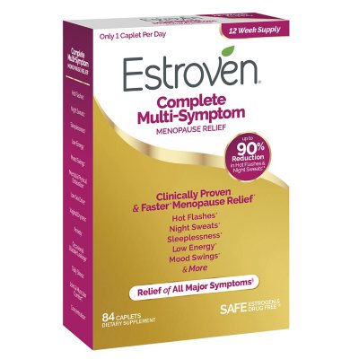 Estroven Complete Multi-Symptom Menopause Relief Caplets 84 ct.