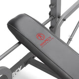 Marcy Diamond Elite Standard Weight Bench, Butterfly Attachment & Leg Developer