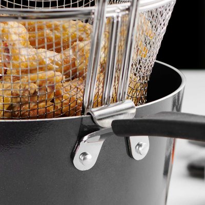 Tramontina 5.5-Qt. Deep Fryer with Helper Handle