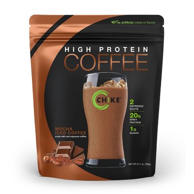 Chike Iced Coffee 20g Whey Protein Powder, Mocha 27.1 oz.