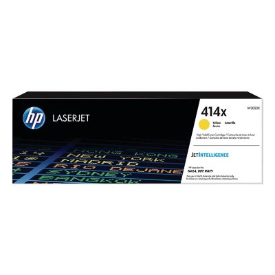 HP 414X, High-Yield Yellow Original LaserJet Toner Cartridge