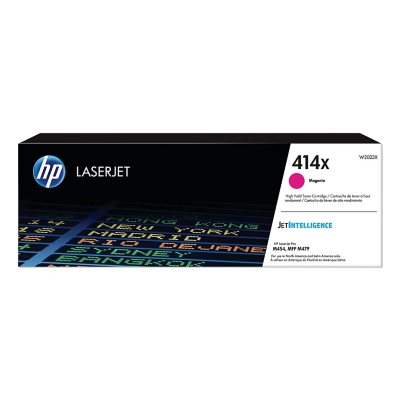 HP 414X, High-Yield Magenta Original LaserJet Toner Cartridge