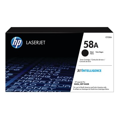 HP 58A, Black Original LaserJet Toner Cartridge