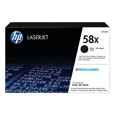 HP 58X, High-Yield Black Original LaserJet Toner Cartridge