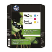 خرطوشة حبر أصلية HP 962XL عالية الإنتاجية بثلاث عبوات سماوي/أرجواني/أصفر