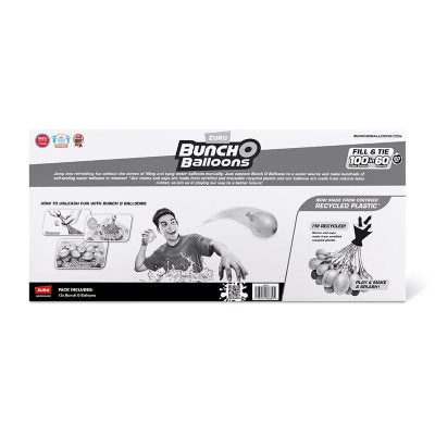 Zuru Bunch O Balloons 400+ Rapid-Fill Self-Tying Recyclable Water Balloons, 12 pk.