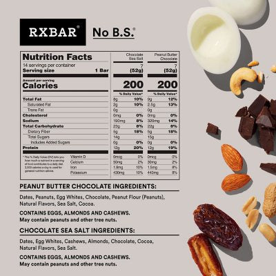 RXBAR Variety Pack 1.83 oz., 14 pk.