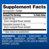 Member's Mark Eye Health Softgels, Lutein 25 mg and Zeaxanthin 5 mg, 150 ct.