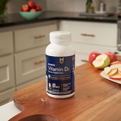 Member's Mark Vitamin D3, 50 mcg, 400 ct.