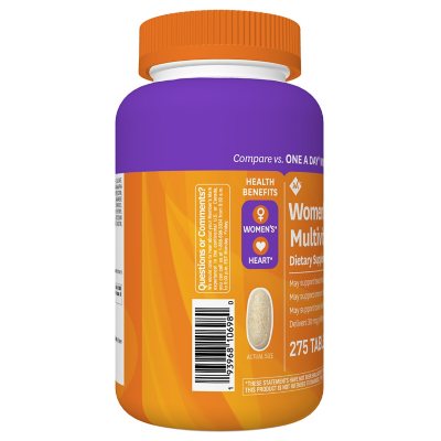 Member's Mark Women's Daily Multivitamin Tablets, 275 ct.