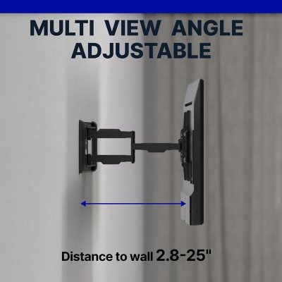 Member's Mark Full Motion Extended TV Wall Mount with Articulating Dual Swivel Arms for 32"- 98"* TVs
