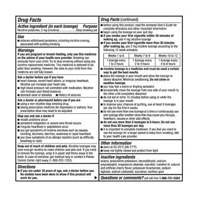 MemberÃ¢ÂÂs Mark Nicotine Mini Lozenge, Choose your flavor, 216 ct.