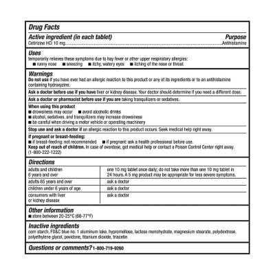 Member's Mark Allergy Relief 24-Hour Allergy Tablets, 400 ct.