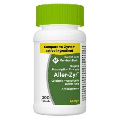 Member's Mark Allergy Relief 24-Hour Allergy Tablets, 400 ct.