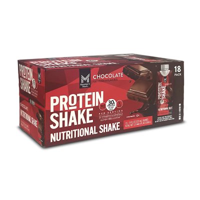 Member's Mark 30g High Protein Shake, Chocolate, 11 fl. oz., 18 pk.