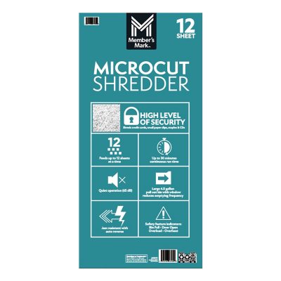 Member's Mark 12-Sheet Micro-Cut Shredder