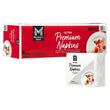 Member's Mark Premium White 2-Ply Napkins, 13" x 12.7" 110/pk., 6 pk