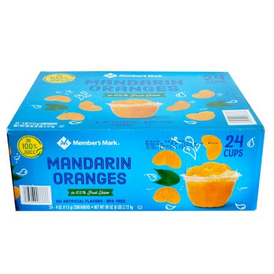 Member's Mark Mandarin Oranges 4 oz., 24 ct.