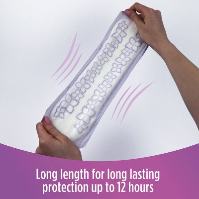Member's Mark Total Protection Pads for Women, Maximum Long Length, 192 ct.