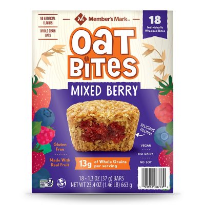 Member's Mark Mixed Berry Oat Bites, 18 pk.