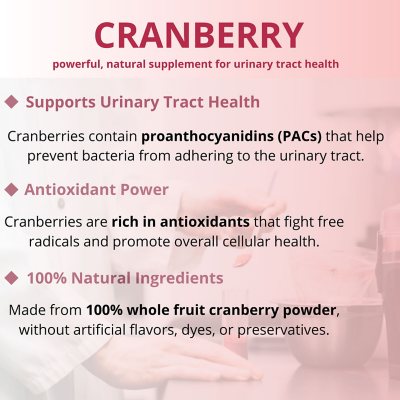 Member's Mark Clinical Strength Cranberry Capsules, 500 mg, 150 ct.