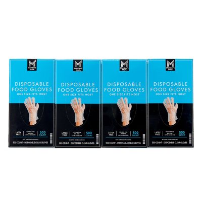 Member's Mark Disposable Food Gloves, 500 ct./pk., 4 pk.