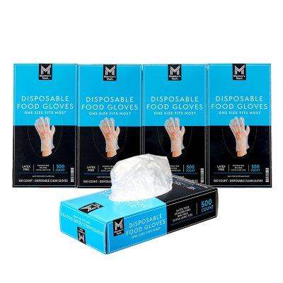 Member's Mark Disposable Food Gloves, 500 ct./pk., 4 pk.