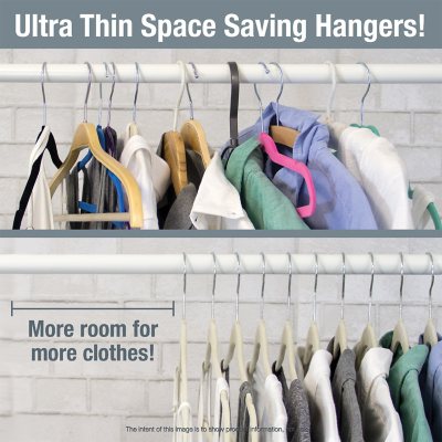 Member's Mark Elite Quality Velvet Hangers - 50 Pack