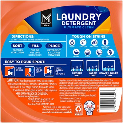 Member's Mark Liquid Laundry Detergent, Ultimate Clean Fresh Scent, 127 loads, 196 fl. oz.