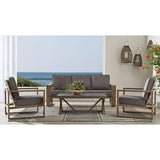 Member's Mark Cahaba 4-Piece Deep Seating Set - Cast Charcoal