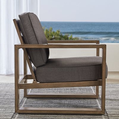 Member's Mark Cahaba 4-Piece Deep Seating Set - Cast Charcoal