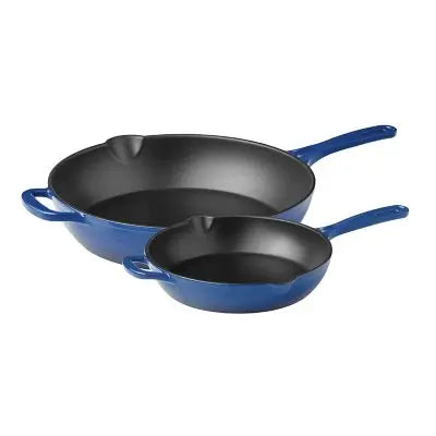 Member's Mark 2-Piece Enamel Cast Iron Skillet Set