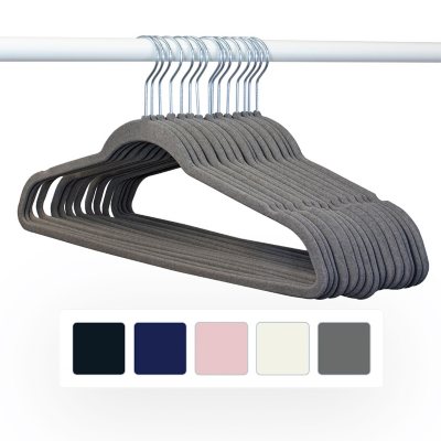 Member's Mark Elite Quality Velvet Hangers - 50 Pack