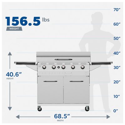 Member's Mark Pro-Series 5-Burner Gas Griddle